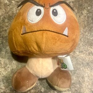 Nintendo Goomba Plush Toy - Tan and Brown